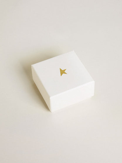 Golden Goose Letter Z charm in gold-colored brass with crystals