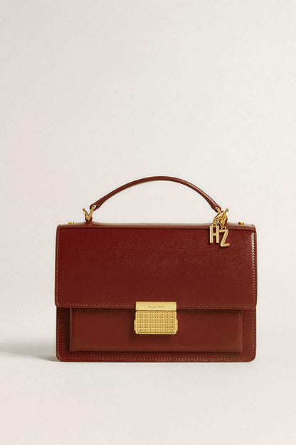 Golden Goose Letter Z charm in gold-colored brass with crystals