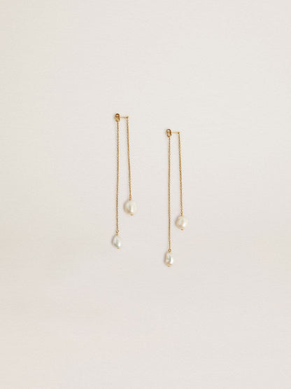 Golden Goose Drop earrings with pearls