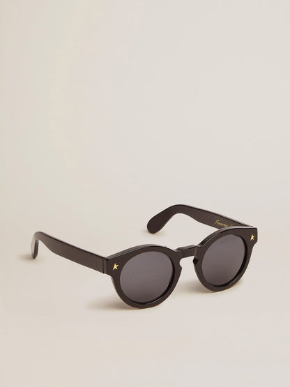Golden Goose Sunframe Panthos model with black frame and gold details
