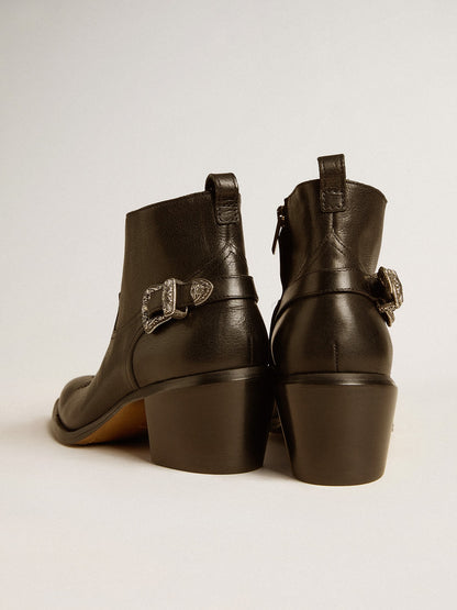 Golden Goose Patty ankle boots in black leather