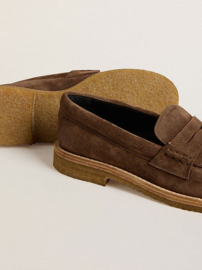 Golden Goose Women's Jerry loafer in dove-gray suede