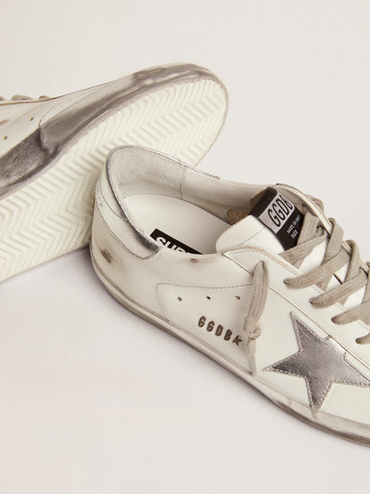 Golden Goose Men's Super-Star with laminated star and heel tab