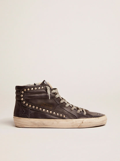 Golden Goose Men's Slide black with studs