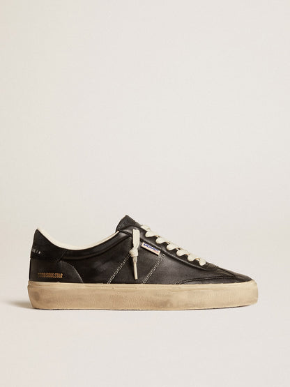 Golden Goose Men’s Soul Star in black bio-based nappa