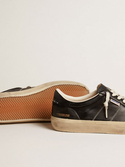 Golden Goose Men’s Soul Star in black bio-based nappa