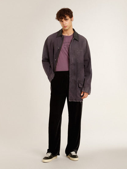 Golden Goose Men’s Soul Star in black bio-based nappa