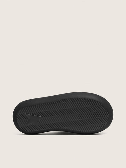 Golden Goose Men's Space-Star slip-ons in black leather