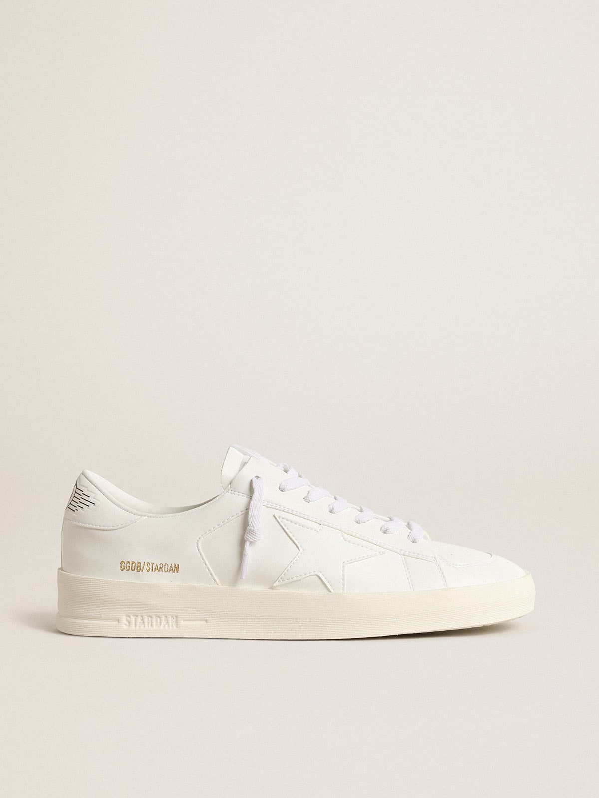 Golden Goose Men’s bio-based Stardan with white star and heel tab
