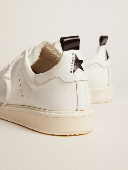 Golden Goose Men's Starter in leather with star on the heel tab