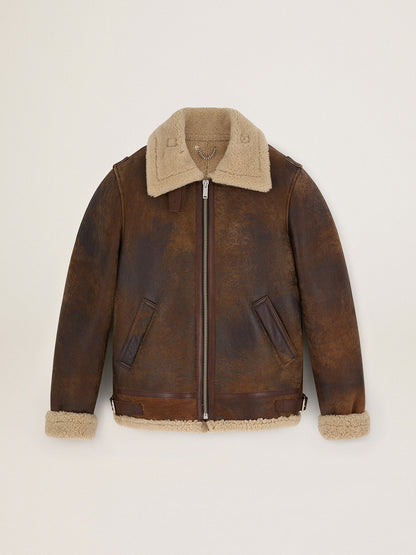 Golden Goose Journey Collection Arvel shearling jacket