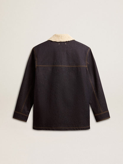 Golden Goose Men's denim pea coat jacket