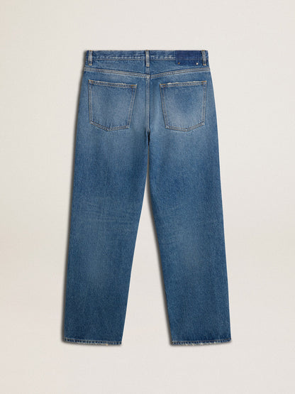 Golden Goose Blue medium wash loose jeans