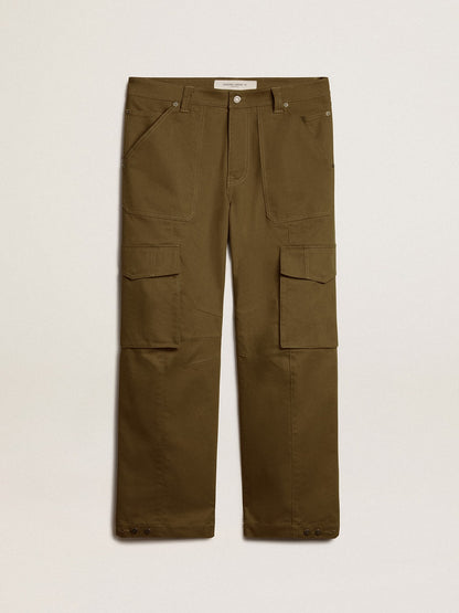 Golden Goose Olive green cargo pants