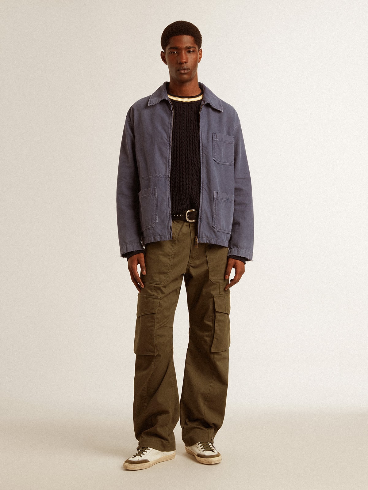 Golden Goose Olive green cargo pants
