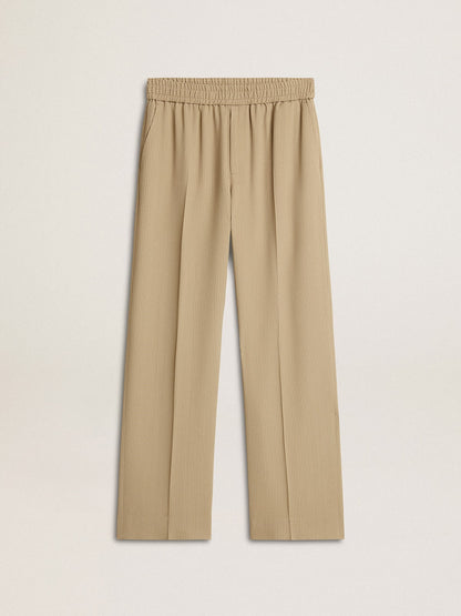 Golden Goose Men's travertine-colored joggers