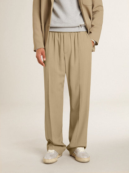 Golden Goose Men's travertine-colored joggers