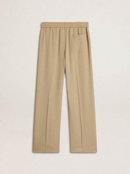 Golden Goose Men's travertine-colored joggers