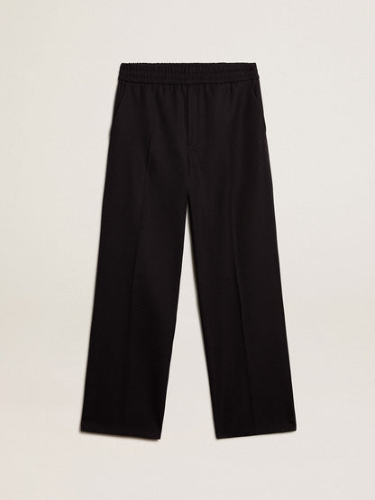 Golden Goose Men’s joggers in dark blue wool