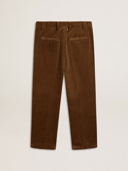 Golden Goose Men's dark olive corduroy pants