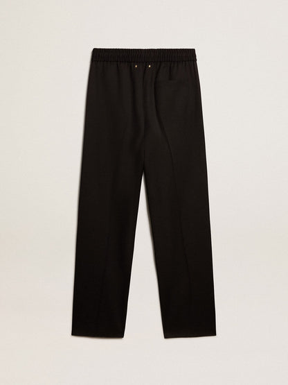 Golden Goose Men’s joggers in black wool