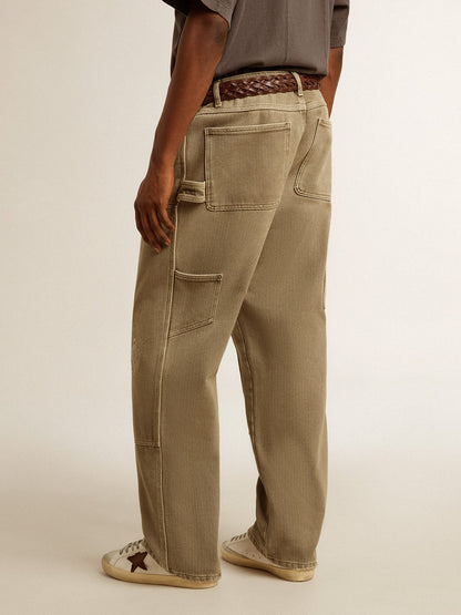 Golden Goose Men's distressed-effect cotton pants