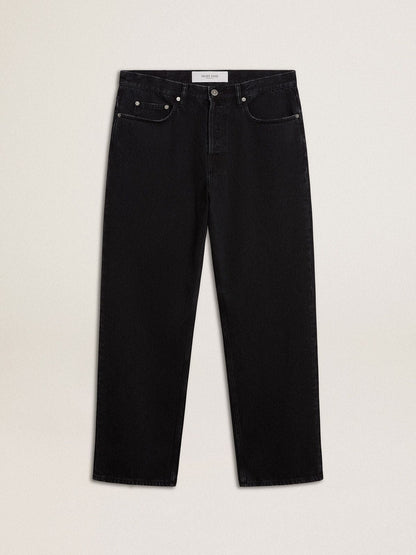 Golden Goose Men's black one-wash jeans