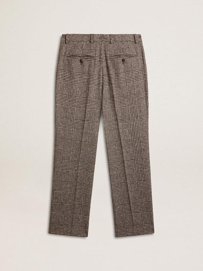 Golden Goose Men's soft houndstooth pants