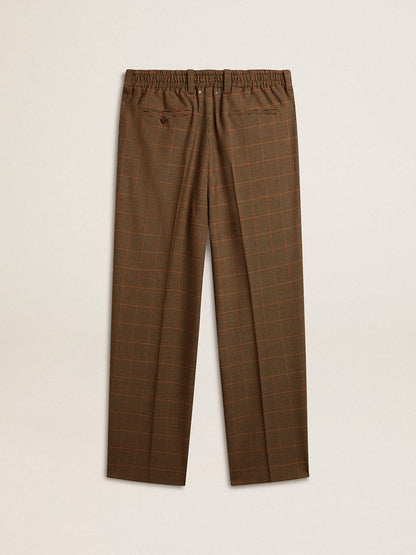 Golden Goose Men's pants in three-colored houndstooth