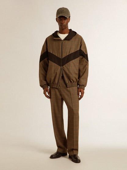 Golden Goose Men's pants in three-colored houndstooth