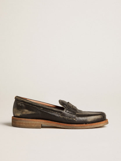 Golden Goose Men's Jerry loafer in black leather