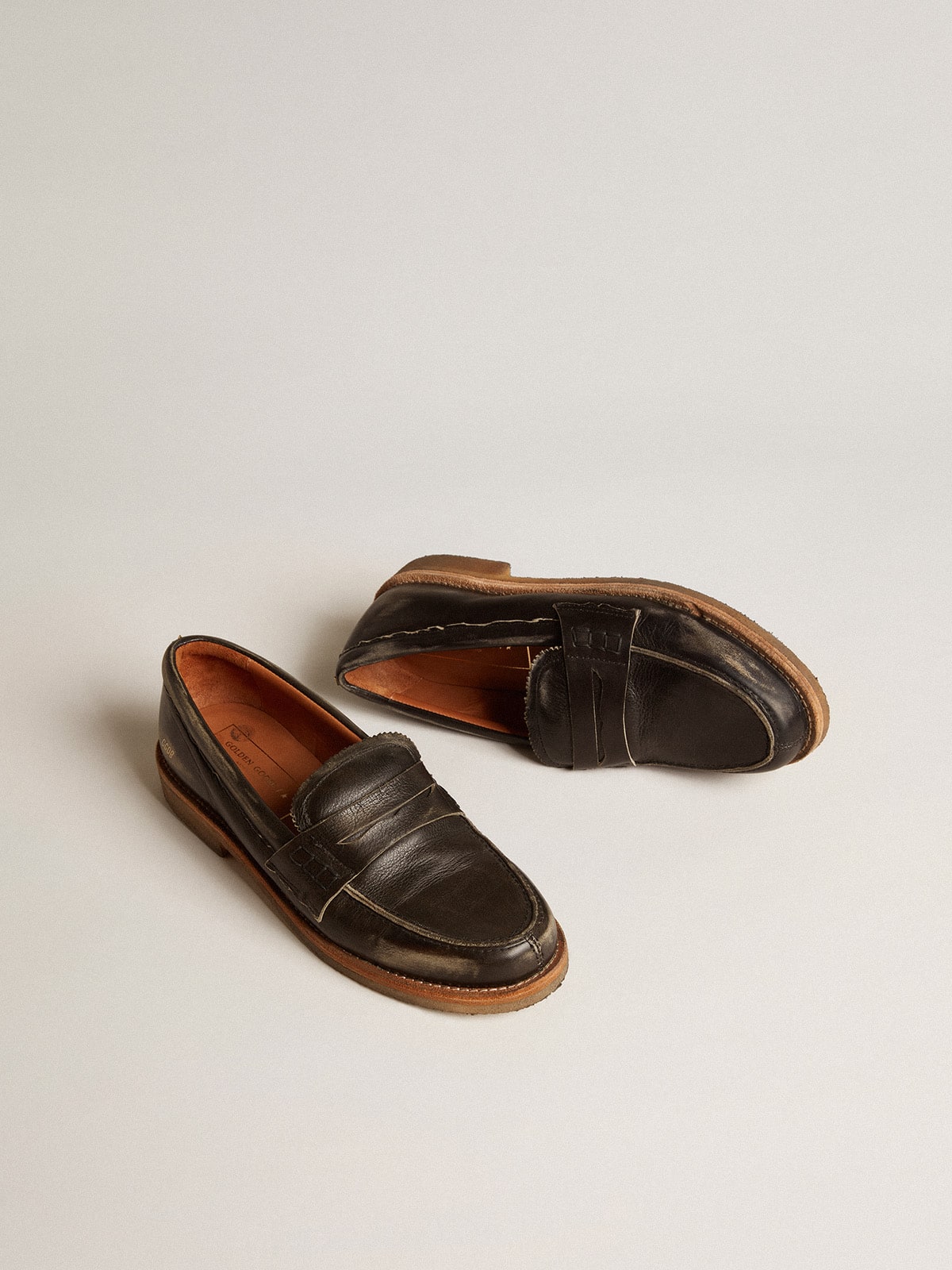 Golden Goose Men's Jerry loafer in black leather