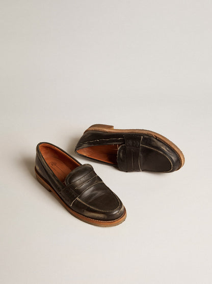 Golden Goose Men's Jerry loafer in black leather