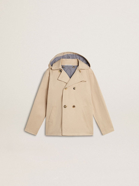 Golden Goose Kids’ trench jacket with removable inner gilet