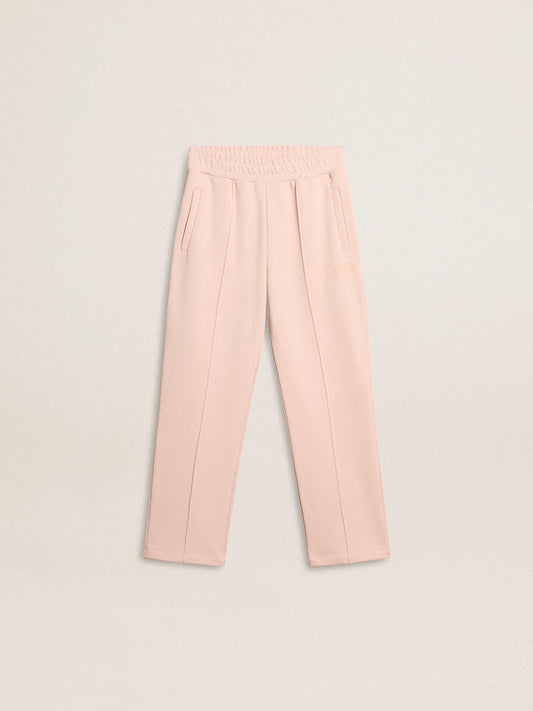 Golden Goose Girls’ pink joggers with print