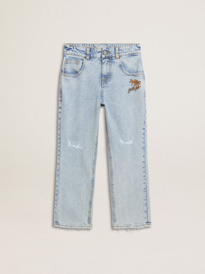 Golden Goose Boys' light denim jeans