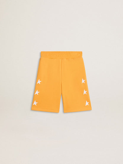 Golden Goose Boys' mustard yellow shorts