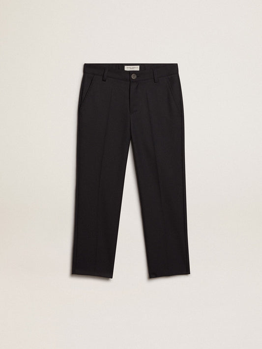 Golden Goose Boys’ pants in dark blue wool