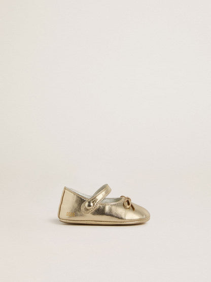Golden Goose Sofi Baby ballet flats in gold leather